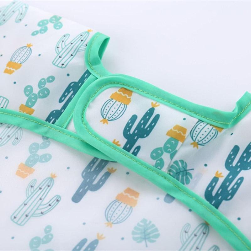 Avental de manga comprida para bebês - A&A Variedades